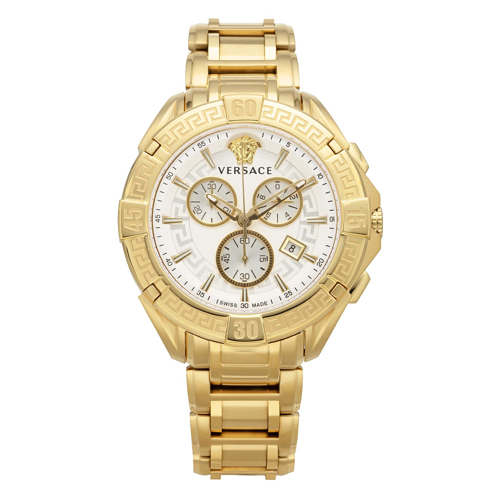 

Годинник New Chrono sporty VE5CA0623 Gold [Versace] Men s [Item] білий