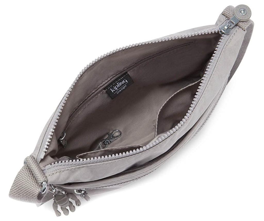 Kipling Crossbody Grey 4x29x26 cm Bag, Charcoal, Grey, (LxWxH)