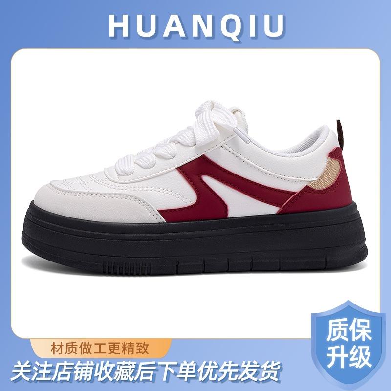 Global thick-soled niche design sense little white shoes women's ZHQ3607 spring women's shoes new trend versatile board shoes women