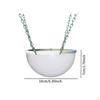 Bird Nest Hanging Hammock Supplies Accessories Clear Half Ball Bed Swing Toy for Backyard