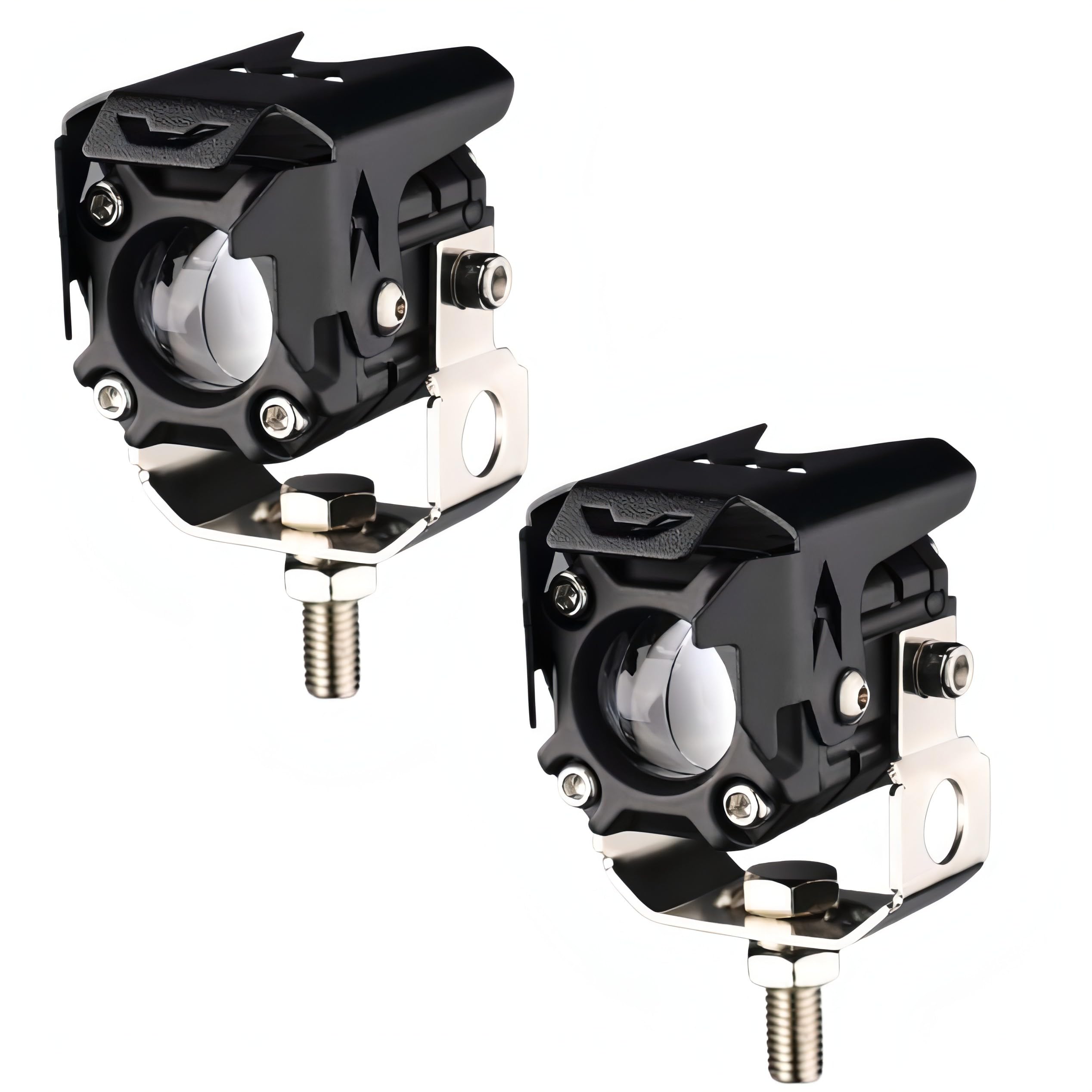 

bubulu 20 W Fog Lamp, Bike Work Light, Mini Rectangle, 2 Color Switching, LED чёрный