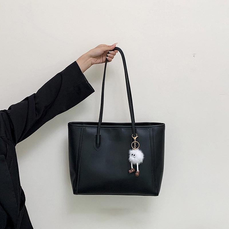 Retro large-capacity bag women's bag 2025 new trendy Korean version versatile tote bag fashionable shoulder commuter bag