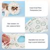 Padded Cat Cone Collar Adjustable Drawstring Pet Recovery Collar Soft Fabric Dog Cone Prevents Licking Biting Wound for Cats And Dogs