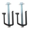 2 Set Truck Tool Box Clamp   Rust Proof Aluminum Truck Tool Box Tie Down Clamp for Truck Tool Box