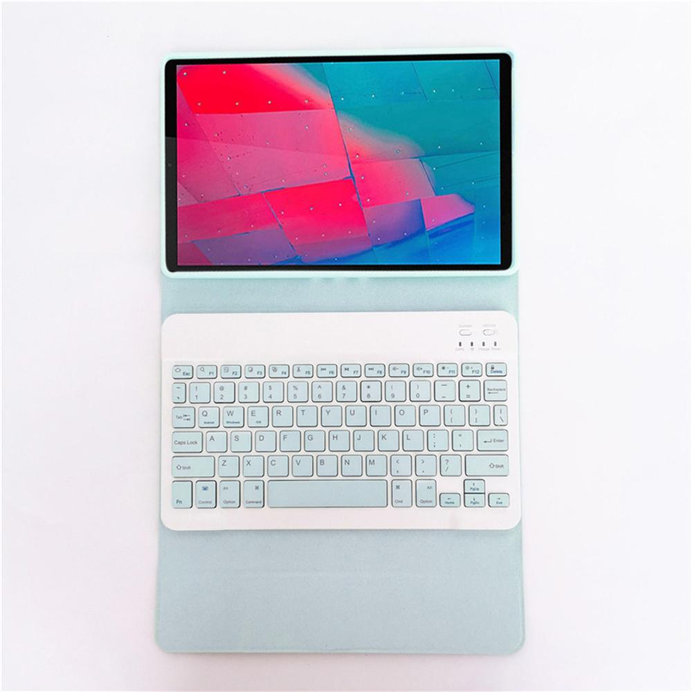 Bluetooth Keyboard Case for Lenovo Tab P12 TB-370 (Blue)