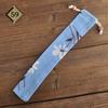 1pc Eco Friendly Canvas Drawstring Pouch Japanese Style for Chopsticks Spoon Straw Home Kitchen Travel Organizer