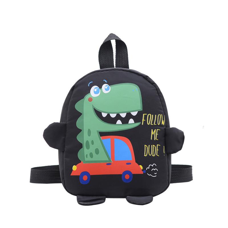 Dinosaur Car Pattern Shoulder Bag Kids Snack Backpack Outdoor School Bags Gift