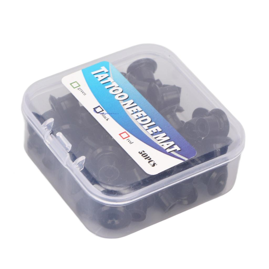50pcs Borrachas de Agulha de Tatuagem Absorção de Choque Profissional Silicone Macio Mamilos para Máquina de Tatuagem