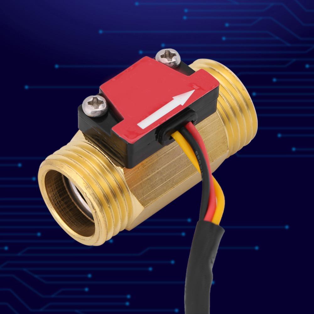 1-25L/min Flowmeter Magnetic Flow Switch Durable Hall Effect Sensor  Industrial