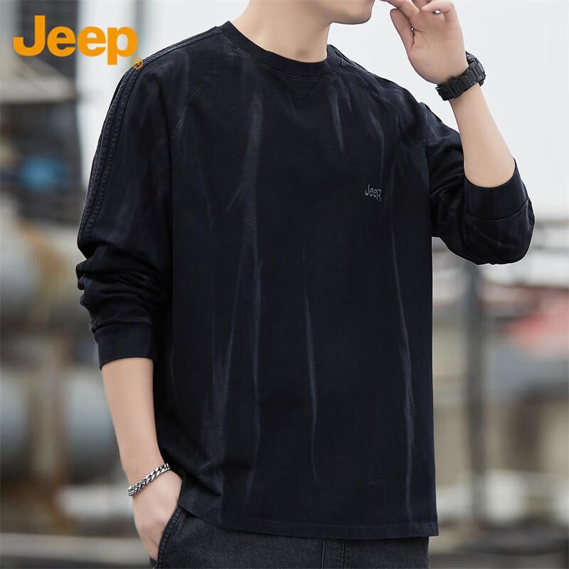 JEEP Men's Casual Long Sleeve T-Shirt