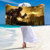 DARK SOULS Print Beach Towel, Large Soft Quick Dry Towel for Beach Camping Swimming