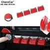 Red Engine Start/Stop Button & Dashboard Switch Cover Trim For Ford Mustang 15+