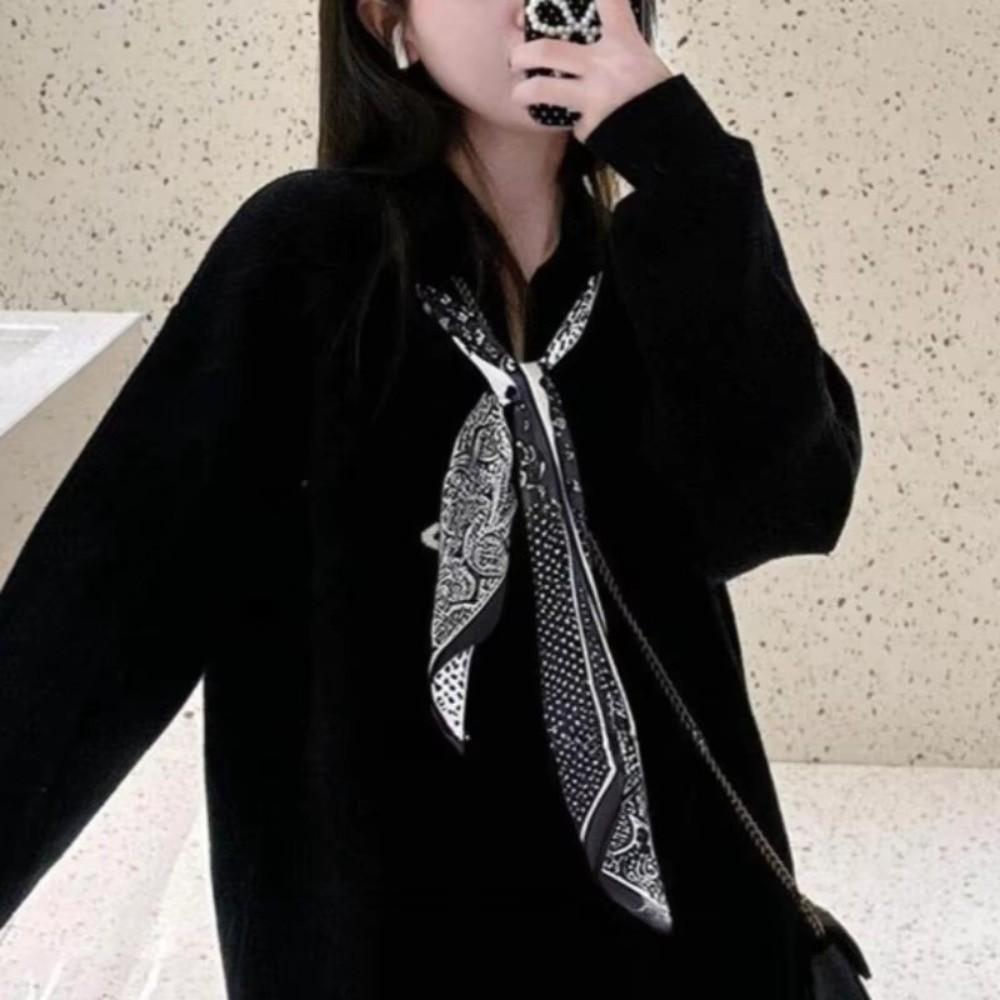 Multi-Function Long Narrow Scarf Decorative Vintage Headband New Bag Tie Decoration Daily Wear
