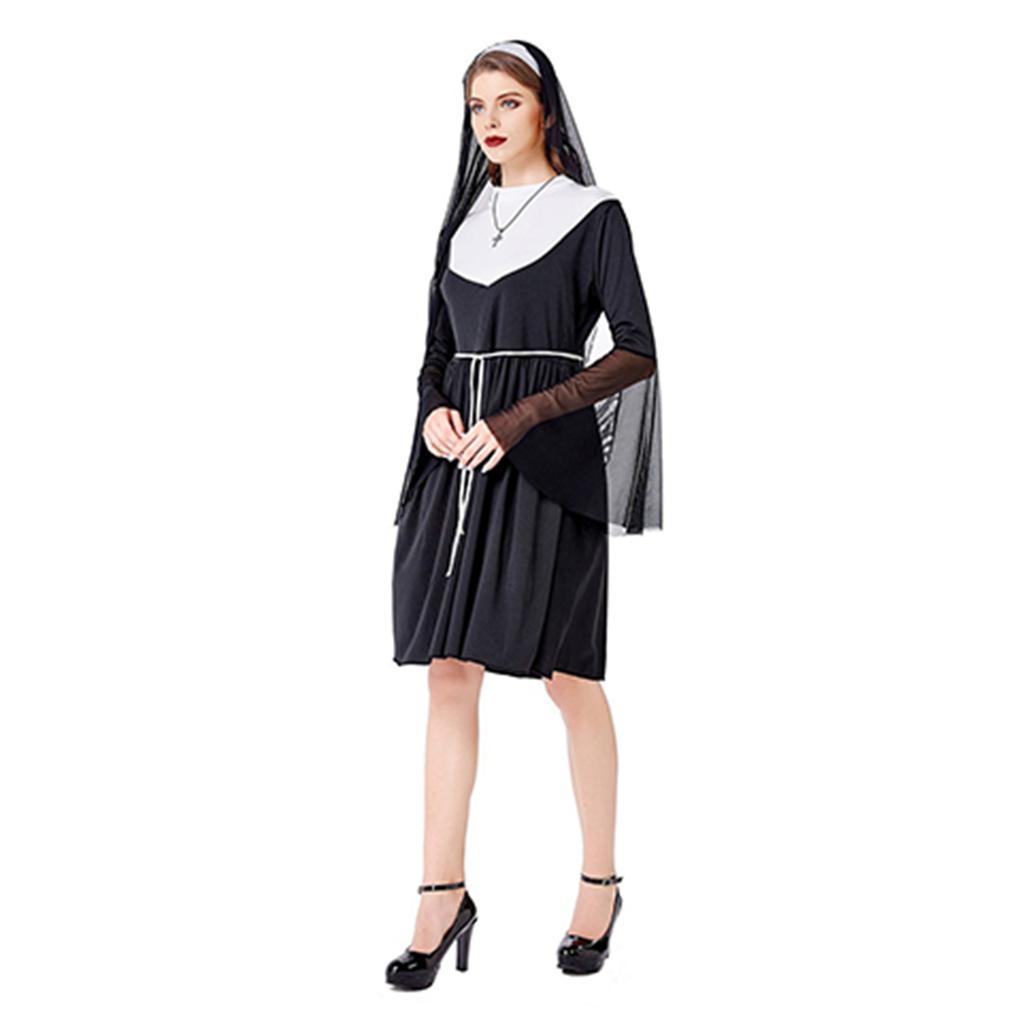 Women's Halloween Costume Dress Set for Role Play Party