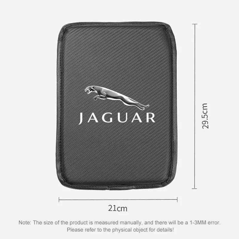 Car Storage Box Cover Pad Armrest Mat Center Console Arm Rest Protection Cushionionn For Jaguar XF XJ XE S-Type F-Type X-Type F-Pace I-Pace E-Pace XFR