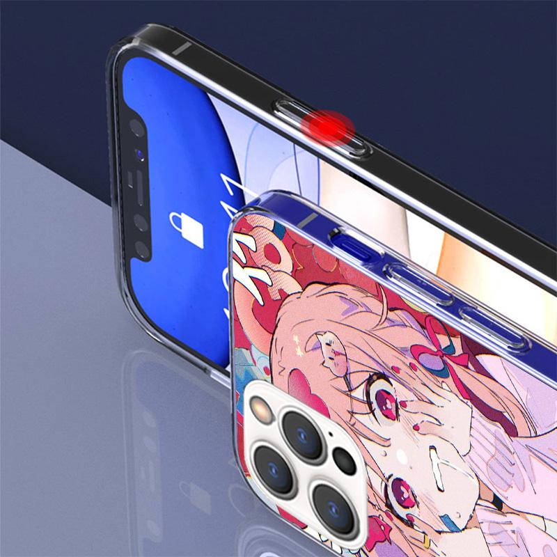 Cute Anime Girl INS Phone Case For iPhone 17 Air 16 Pro Max 16E 15 + 14 Plus 11 12 13 Mini 7 8 SE Gift Print Cover Fundas 16 Pro