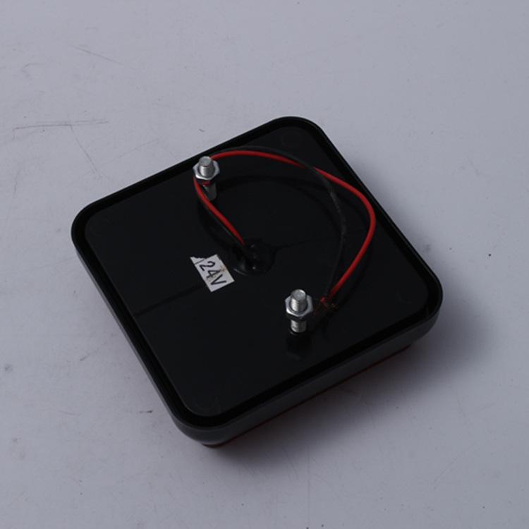 Waterproof 12V-24V LED Tail Light for Trucks - High Brightness, Warning, Marker, Signal, Steady or Flashing Mode