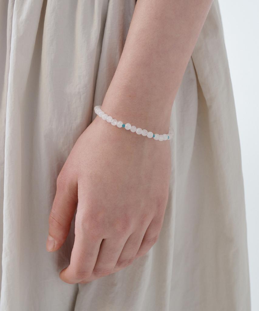 Findelise 925 Milk Sherbet Turquoise Point Bracelet