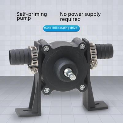 Portable Electric Drill Pump Self Priming Liquid Transfer Pumps Self Small Household Powered Water Pump Garden Outdoor Tool