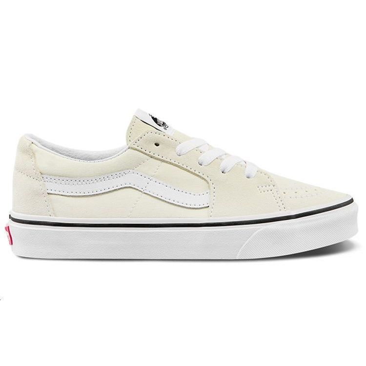 Vans Sk8 Denim Leather Casual Low Top Skate Shoes Unisex Sneakers White VN0A4UUKFRL