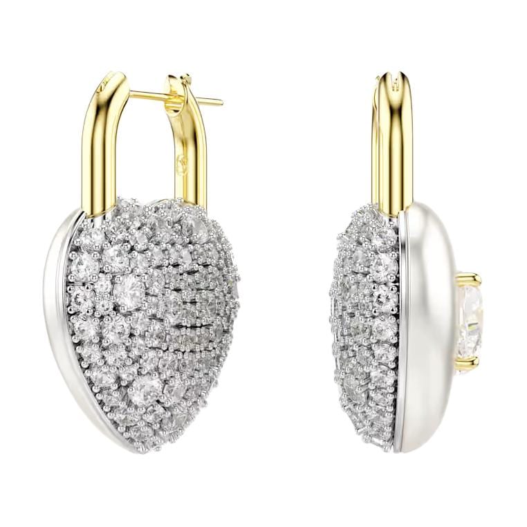 Swarovski Idyllia Cubic Zirconia Earrings Women's White 5737297