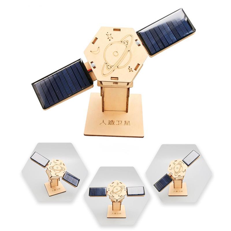 Creative DIY Technology Small Production Aviation Satellite Space Model Children's Educational Handmade Materials Assembly Toys