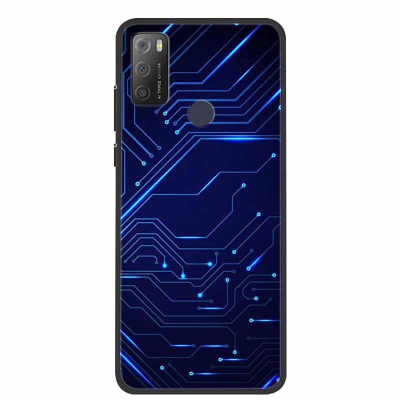 Pro Alcatel 1S 2021 Case Luxusní silikonový TPU měkký kryt na telefon pro Alcatel 1S 2020 Nárazuvzdorný roztomilý TPU nárazník Fundas Coque