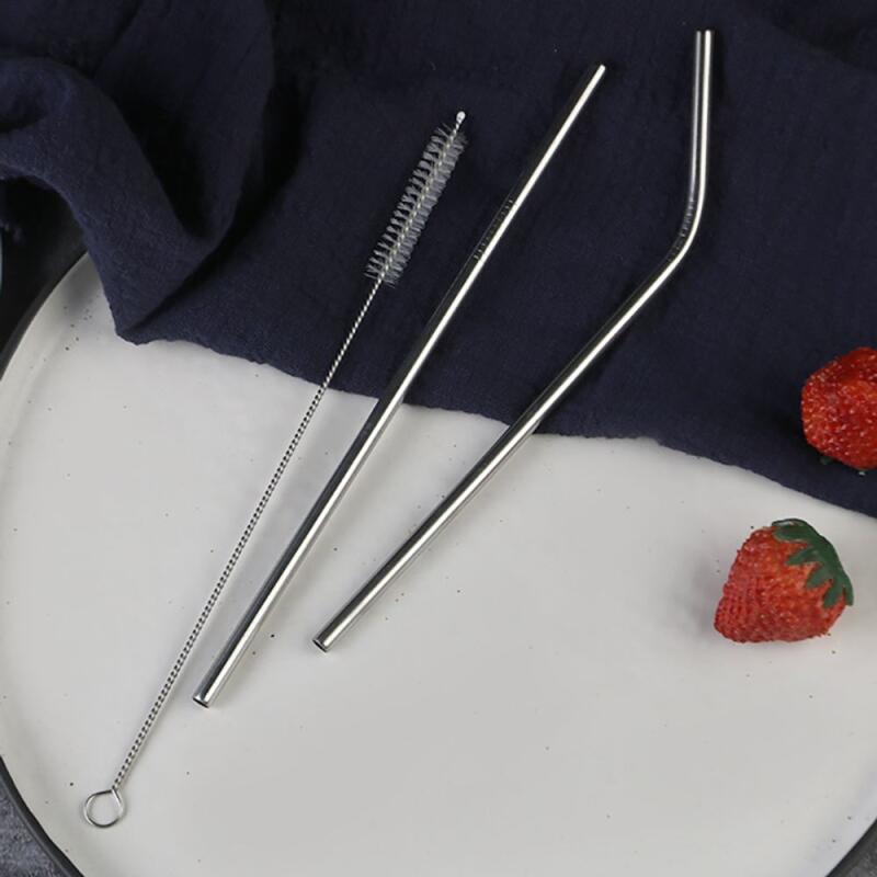 

1 set of stainless steel straw cleaning brushes
