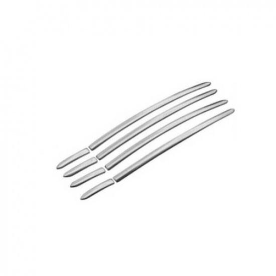 Outside Door Handle Cover Decorate 8PCS Fit For Ford Edge 2015- Chrome Steel