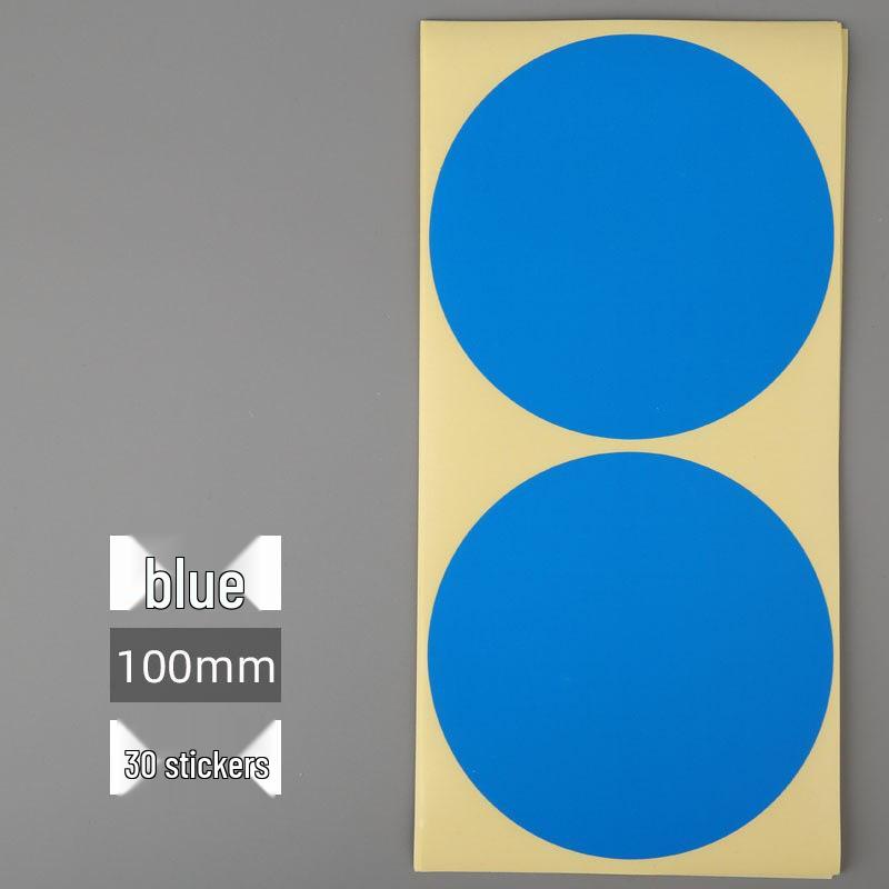100mm farbige runde Klebeetiketten Aufkleber, handbeschriftbare große Punktaufkleber