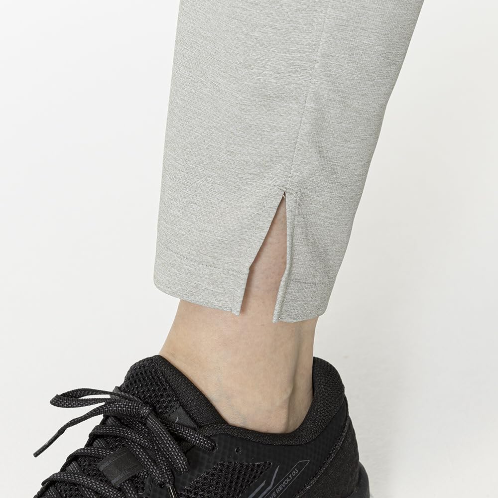 Mizuno Stretch Cloth Training UPF Gray 32MDB345 Women's Ankle-Length Pants, Sweat-Wicking, Quick-Drying, 50+, Heather,