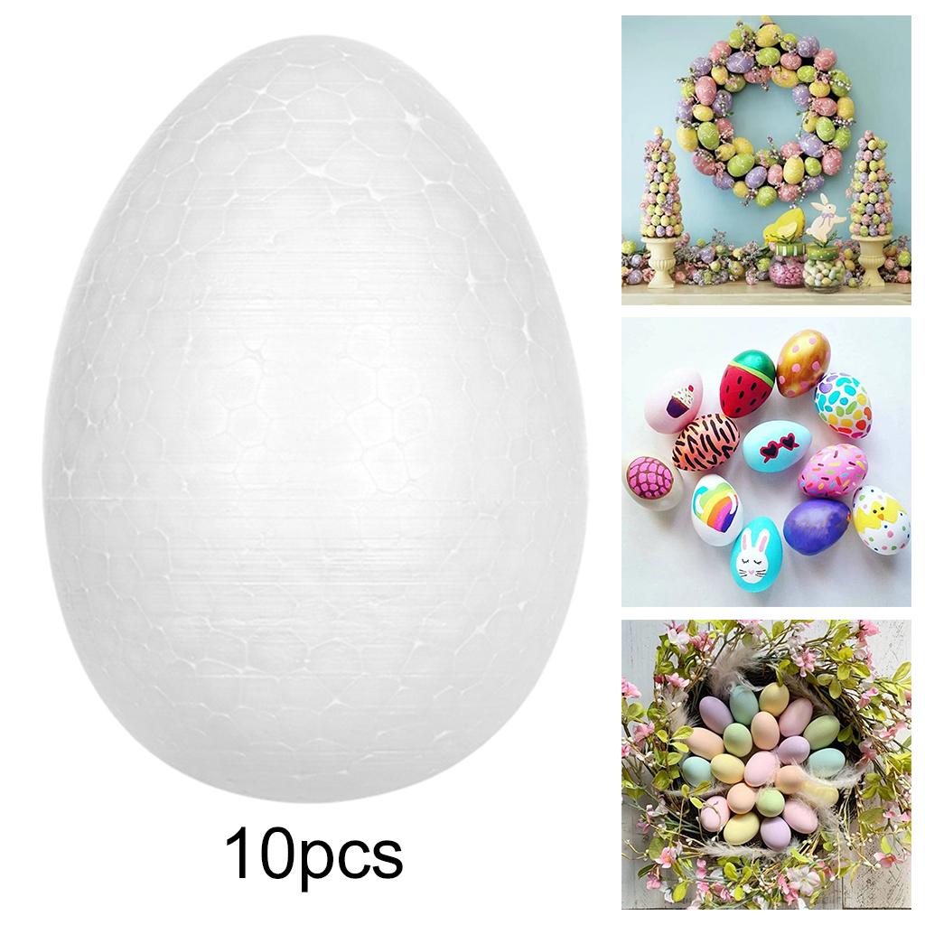 Easter Eggs Modeling Polystyrene DIY Blank Eggs Painted Painting Toys Foam for Home Party Festival Decoration Supplies