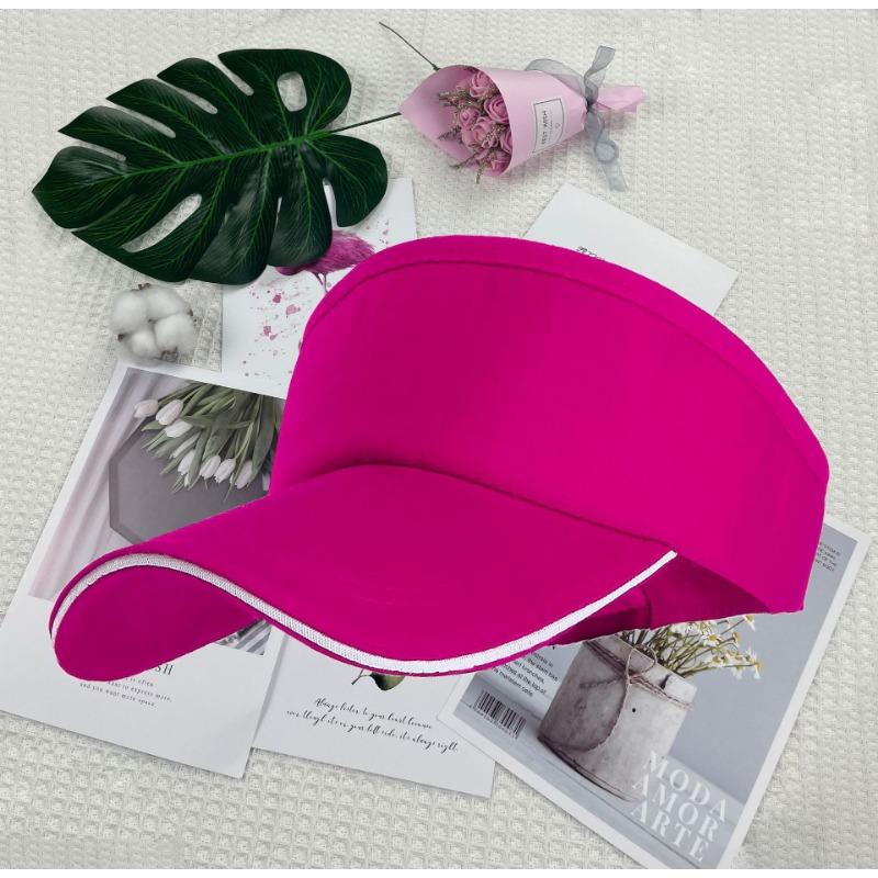 Pure cotton empty top hat printed sun hat topless parent-child hat group printing