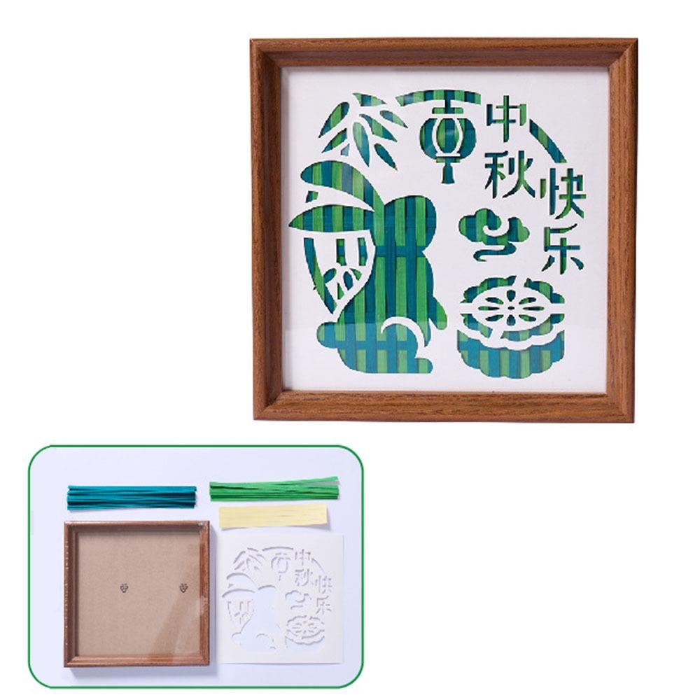 Retro Mid-Autumn Festival Gift DIY Mid-Autumn Festival Bamboo Painting  Festival Decoration Style 5