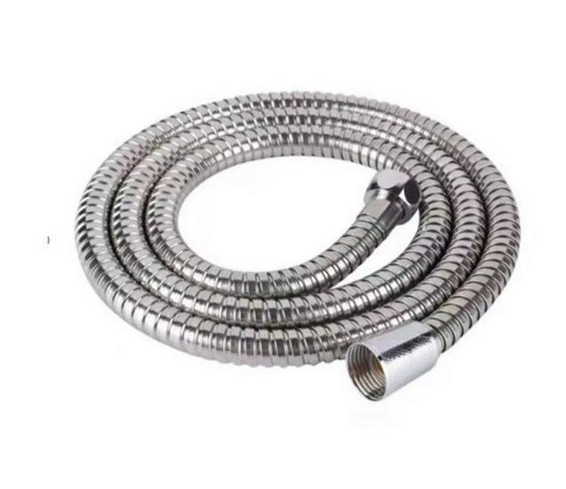 Reinforced Nylon Silk Shower Hose, Stainless Steel Anti-Scald, Anti-Tangle, Explosion-Proof, Flexible and Universal Fit