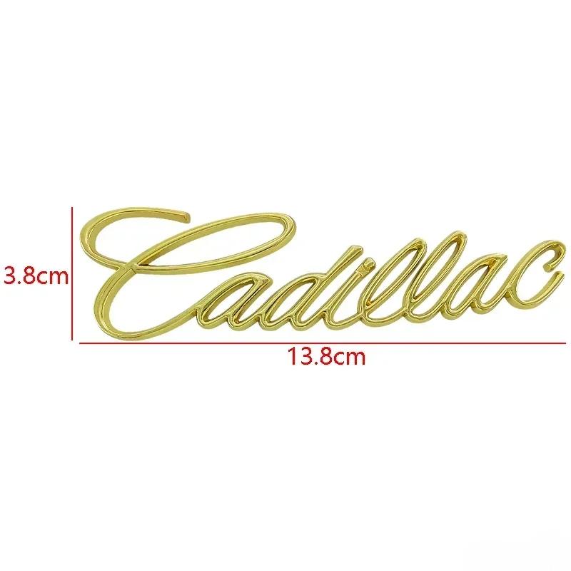 Metalowy Listek 3D Naklejka na Tył Samochodu Błotnik Boczne Odznaka Bagażnika Dla Cadillac Escalade ATS BLS CTS CT4 CT5 CT6 EXT STS SLS SLR SRX XLR