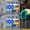 Capse de grădină tip U, Picheți de gard rezistenți, Pini pentru gazon, Picheți de peisaj galvanizați, Țepușă pentru fixarea barierei de buruieni, Acoperire de sol