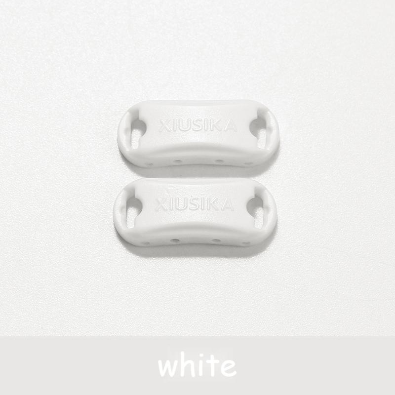 2pcs/pai Elastic Laces Buckle Shoelaces for Sneakers Shoelace Accessories Plastic Shoelace Lock Sports Shoe Kit AF1 Shoe Decora