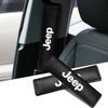 Car Seat Belt Shoulder Protector Cover Safety Belt Padding Pad For Jeep Renegade Wrangler Cherokee Compass Patriot Accessories