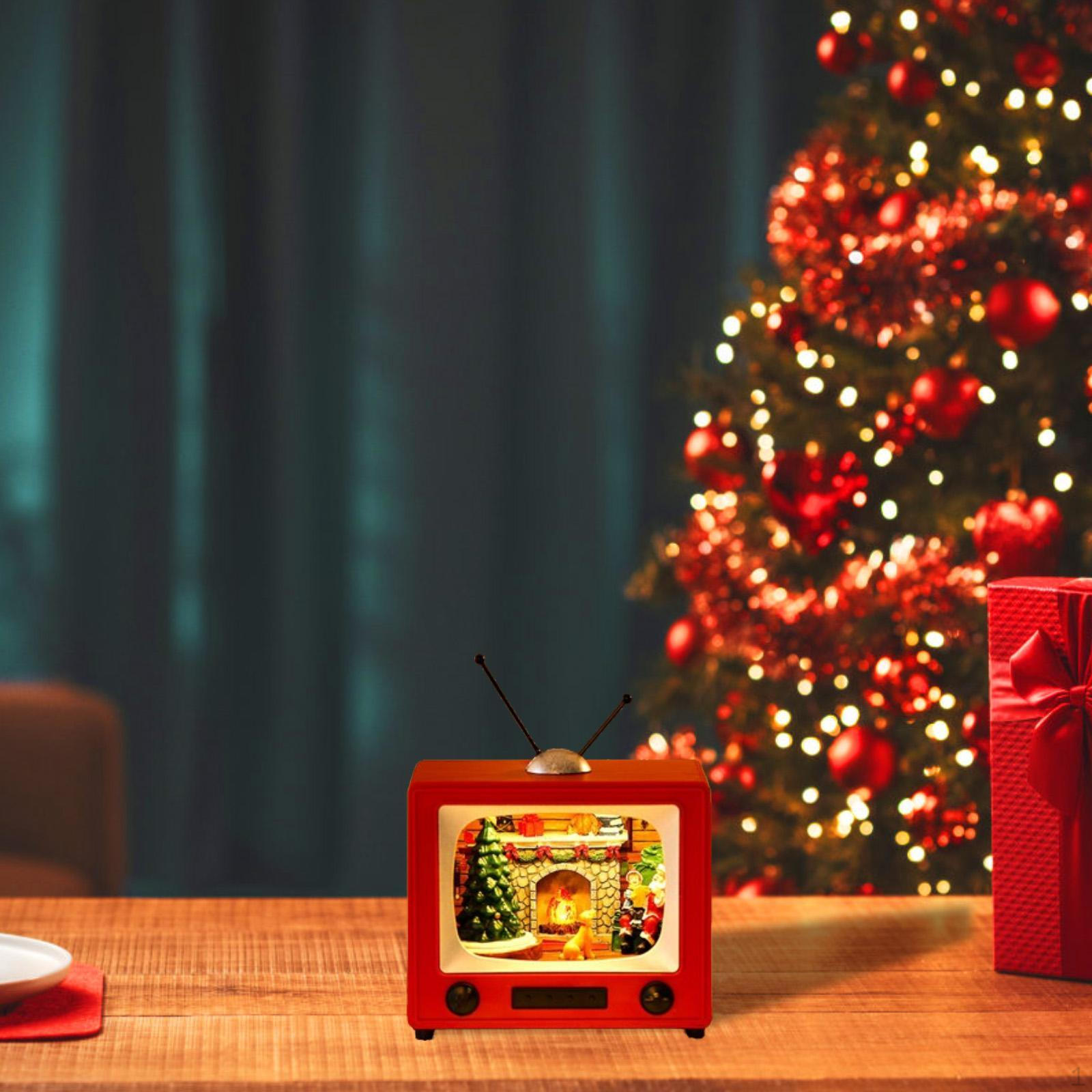 

Shape Santa Music Box Christmas Decor Sitting Santa