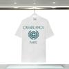 Cross-border Casablanca Summer New Casablanca Letter Logo Printed Loose Short-sleeved T-shirt