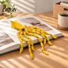 Ocean Themed Party Favors 3D Printed Squid Fidget Toy, Flexible Articulated Marine Animal Figure, Decompression Educational Cognitive Teaching