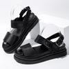Fashion Open Toe Flatform Wedges Shoes Woman Summer Beach Sandals Sexy Women Plus Size PU Leather Sandalias Mujer Sapato Feminino
