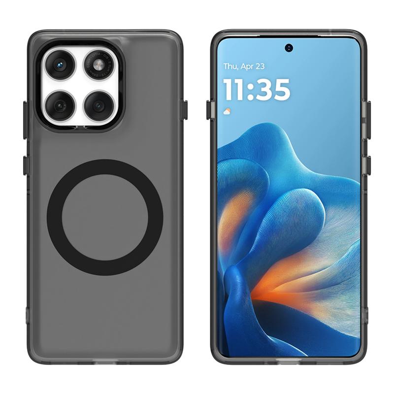 Magnetic Adsorption Wireless Charge Clear Case For Motorola Edge 60 Pro Phone Case Moto Edge 60 Pro Case For Moto Edge 60 Pro