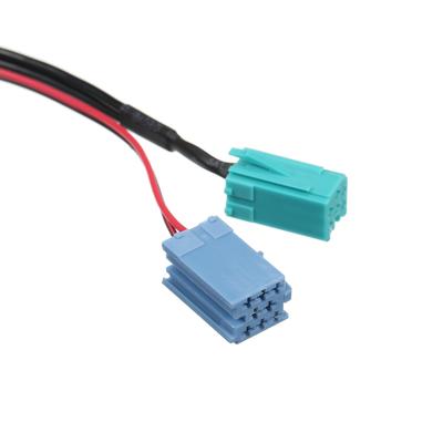 Sostituzione adattatore cavo connettore Aux BT 5.0 per autoradio Mini ISO 6 pin 8 pin per radio Renault