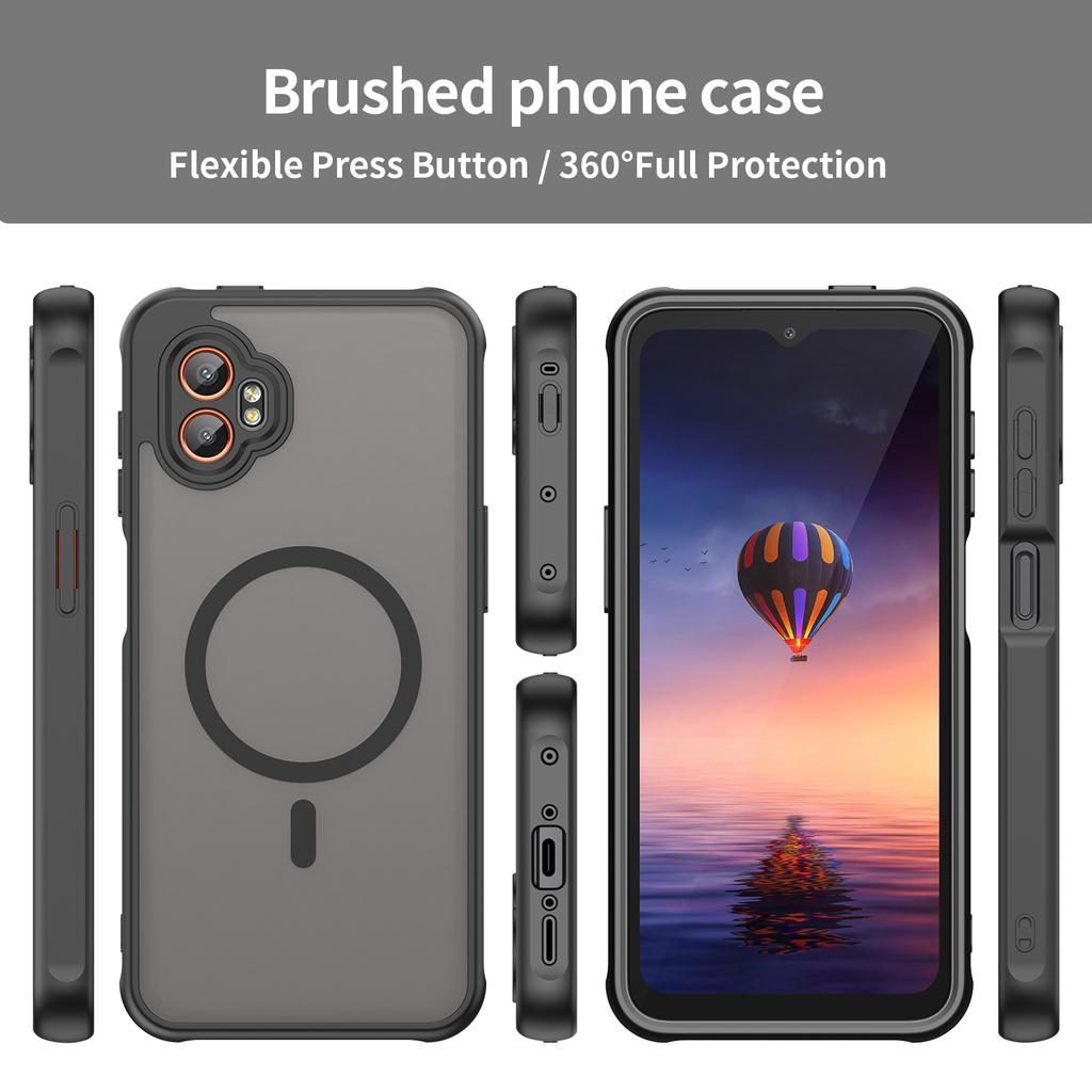 For Samsung Galaxy XCover7 Pro Case Compatible with MagSafe Anti Drop PC+TPU Phone Cover