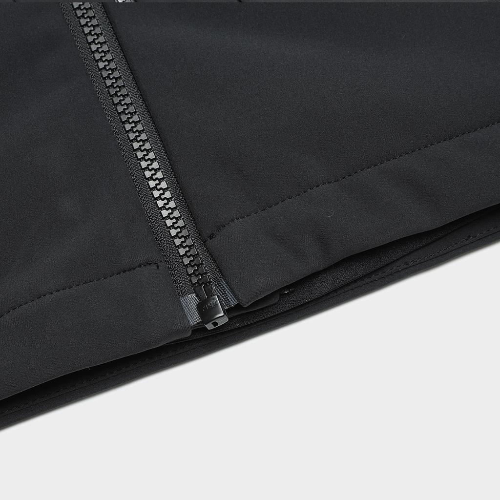 FILA Official 2023 Winter New Outdoor Quilted Lightweight Down Jacket Two-Piece Warm Coat Hooded Woven Vest Men Outerwear Deep-Black A11M341914F-BK