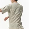Training Wear Stretch Stripe Stretch 32MAD003 Unisex Silver Birch 3XL [Mizuno] T-Shirt