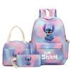 Cartoon Animation Schoolbag Large Capacity Primary And Secondary School Students Backpack Meal Bag Pencil Bag Three-Piece Set