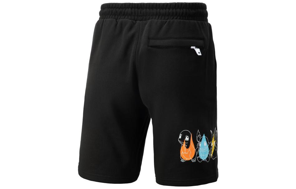 Puma X Pokemon Co Brand Series Casual Shorts Men's Black 538370-01